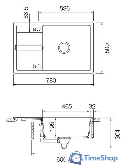 Кухонная мойка Schock Optima 60D Max Cristalite (эверест) - Изображение №2 — Интернет-магазин Time-Shop