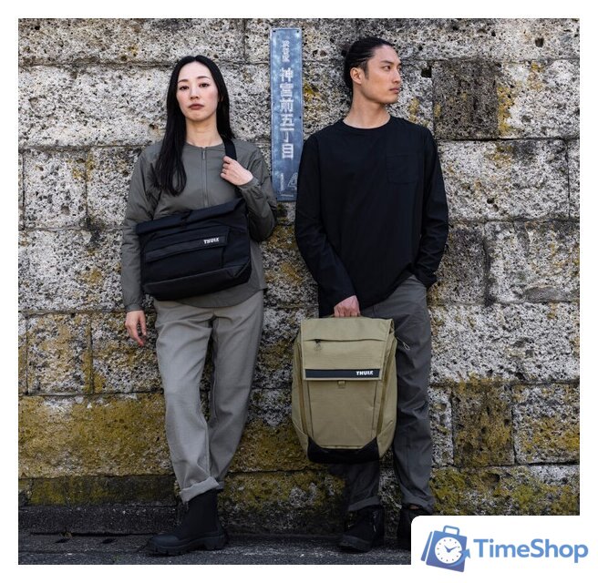 Городской рюкзак Thule Paramount Backpack 27L PARABP3216NUTRIA 3205016 (коричневый) - Изображение №6 — Интернет-магазин Time-Shop