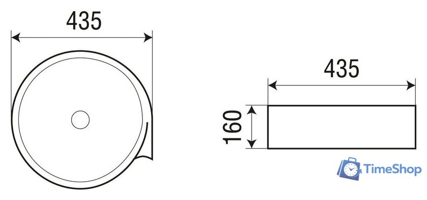 Умывальник WeltWasser Elbach 3261 - Изображение №4 — Интернет-магазин Time-Shop