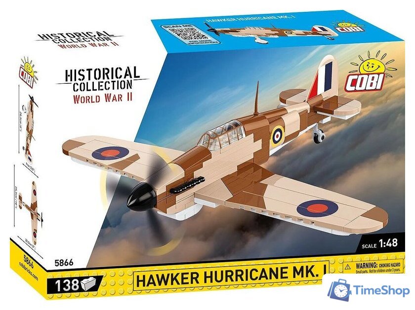 Конструктор Cobi Historical Collection WWII Hawker Hurricane Mk.I - Изображение №9 — Интернет-магазин Time-Shop