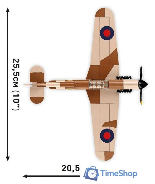 Конструктор Cobi Historical Collection WWII Hawker Hurricane Mk.I - Изображение №8 — Интернет-магазин Time-Shop