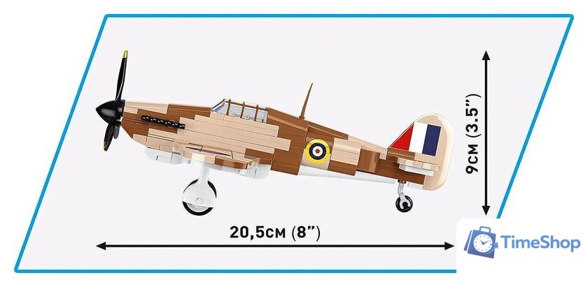 Конструктор Cobi Historical Collection WWII Hawker Hurricane Mk.I - Изображение №7 — Интернет-магазин Time-Shop