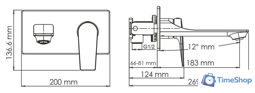 Смеситель Wasserkraft Wiese 8430 - Изображение №3 — Интернет-магазин Time-Shop