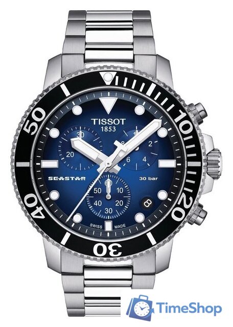 Наручные часы Tissot Seastar 1000 Chronograph T120.417.11.041.01 - Изображение №1 — Интернет-магазин Time-Shop