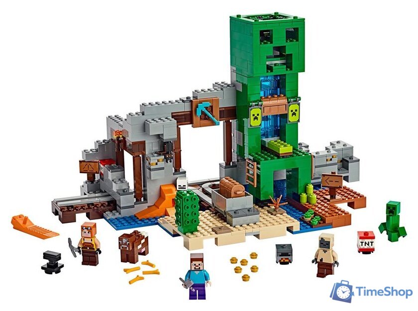Конструктор LEGO Minecraft 21155 Шахта крипера - Изображение №3 — Интернет-магазин Time-Shop