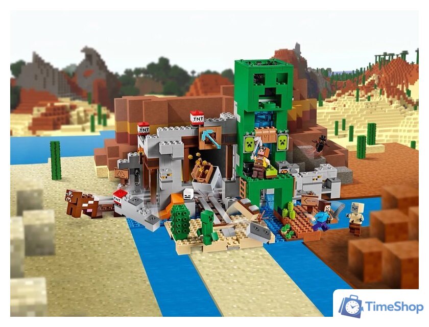 Конструктор LEGO Minecraft 21155 Шахта крипера - Изображение №28 — Интернет-магазин Time-Shop