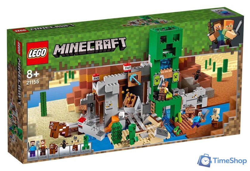 Конструктор LEGO Minecraft 21155 Шахта крипера - Изображение №1 — Интернет-магазин Time-Shop
