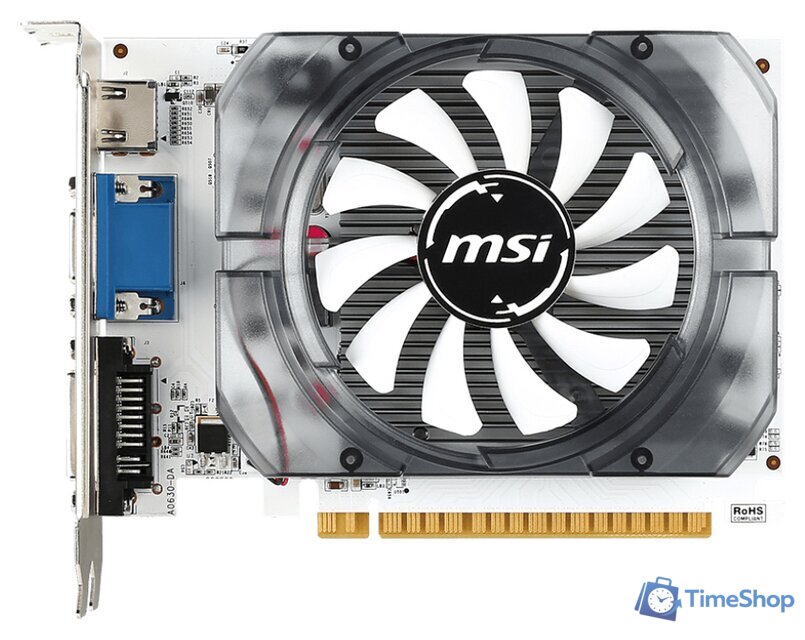 Видеокарта MSI GeForce GT 730 2GB DDR3 N730-2GD3V3 - Изображение №1 — Интернет-магазин Time-Shop