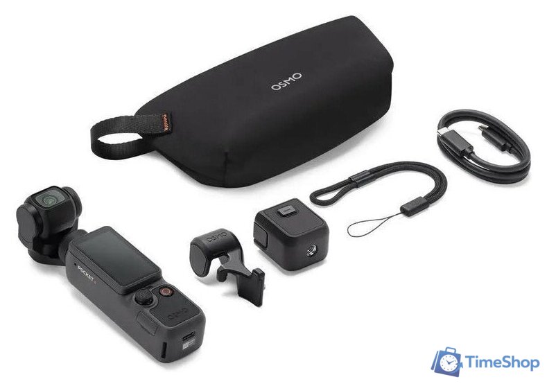 Экшен-камера DJI Osmo Pocket 4 Creator Combo (темно-серый) - Изображение №5 — Интернет-магазин Time-Shop