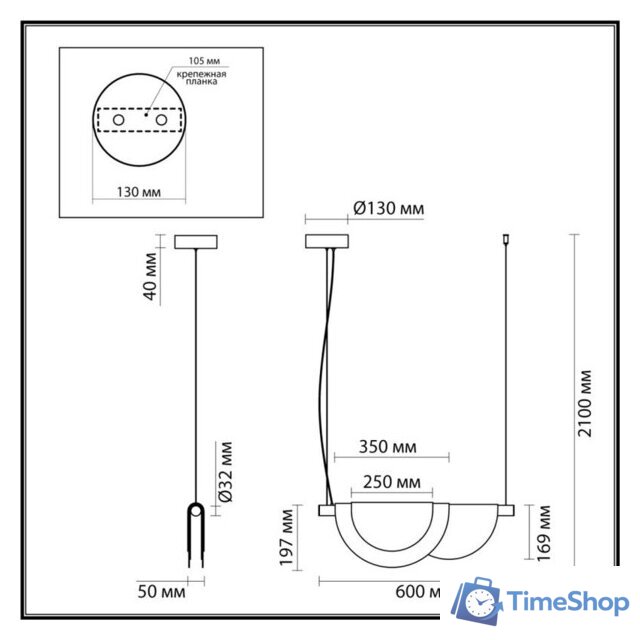 Подвесная люстра Odeon Light Colle 4358/20L - Изображение №2 — Интернет-магазин Time-Shop