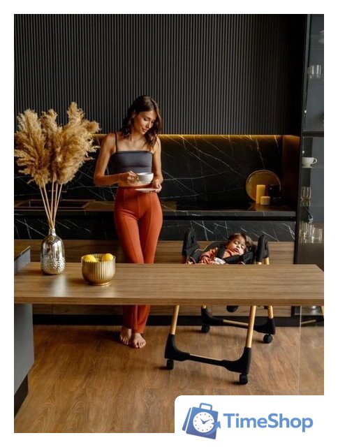 Высокий стульчик Amarobaby Elegant AB23-23EL/09 (черный) - Изображение №7 — Интернет-магазин Time-Shop