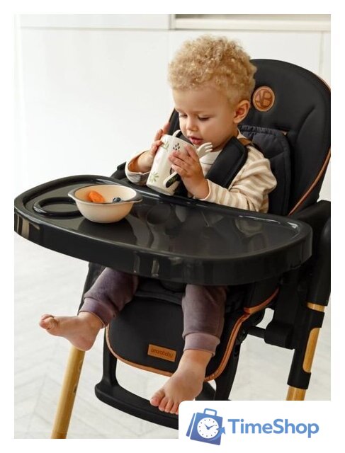 Высокий стульчик Amarobaby Elegant AB23-23EL/09 (черный) - Изображение №4 — Интернет-магазин Time-Shop