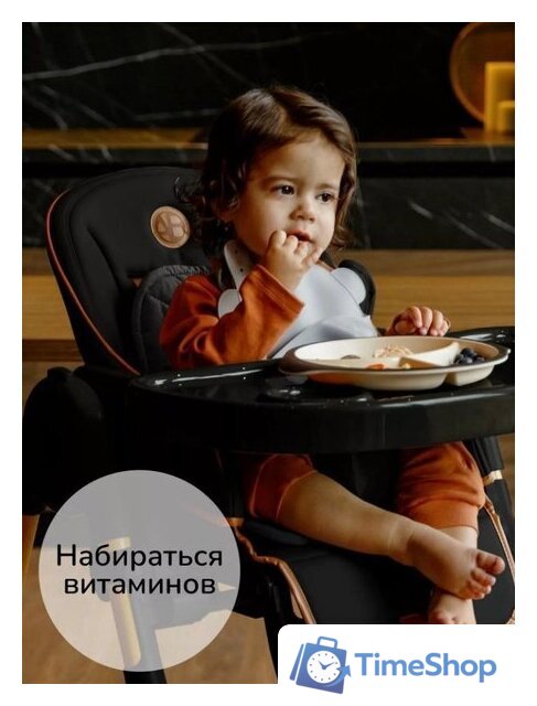 Высокий стульчик Amarobaby Elegant AB23-23EL/09 (черный) - Изображение №12 — Интернет-магазин Time-Shop
