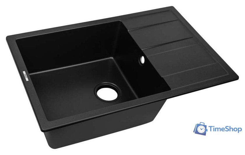 Кухонная мойка ZorG Apollo 78 (черный оникс) - Изображение №2 — Интернет-магазин Time-Shop