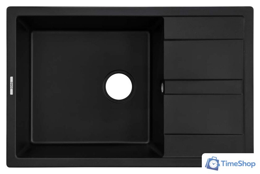 Кухонная мойка ZorG Apollo 78 (черный оникс) - Изображение №1 — Интернет-магазин Time-Shop