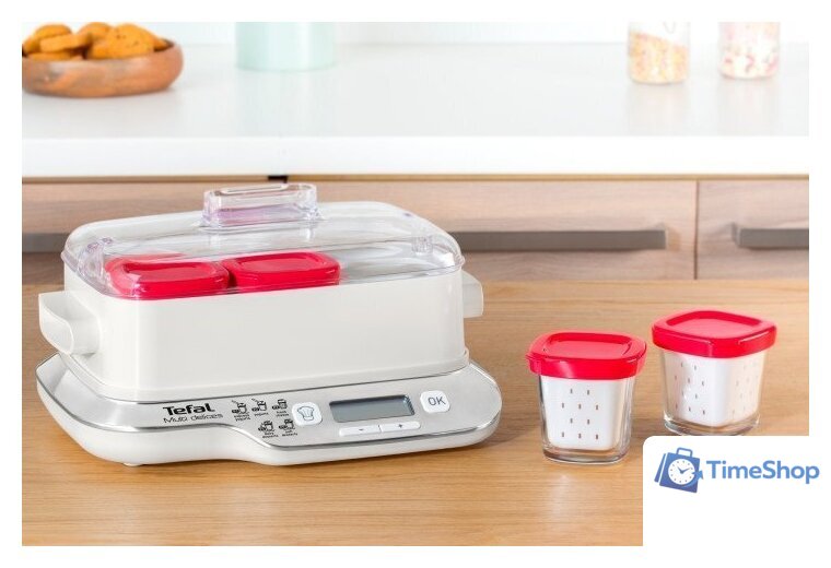 Йогуртница Tefal Multi Delices Express YG660132 - Изображение №5 — Интернет-магазин Time-Shop