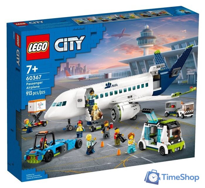 Конструктор LEGO City 60367 Пассажирский самолет - Изображение №1 — Интернет-магазин Time-Shop