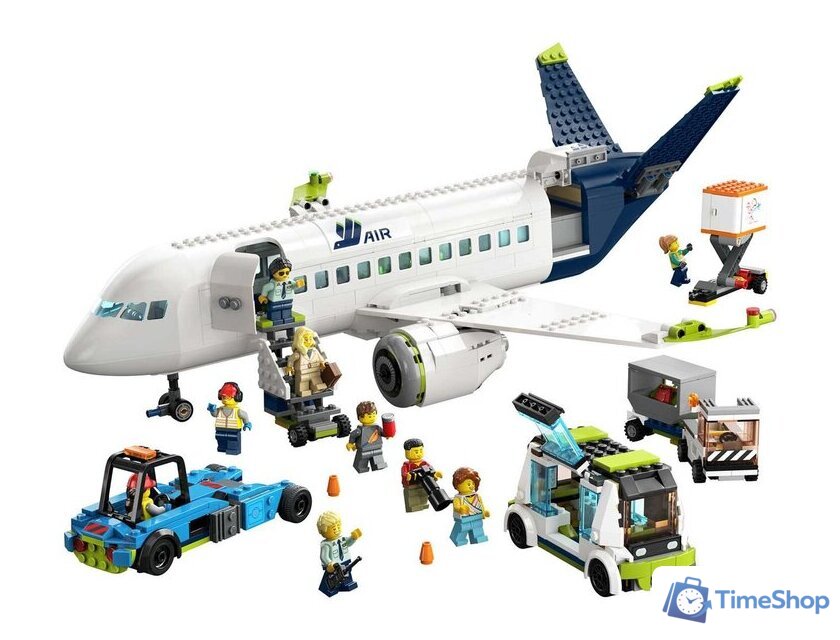 Конструктор LEGO City 60367 Пассажирский самолет - Изображение №3 — Интернет-магазин Time-Shop