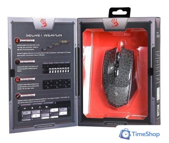 Игровая мышь A4Tech Bloody Blazing A7 - Изображение №3 — Интернет-магазин Time-Shop