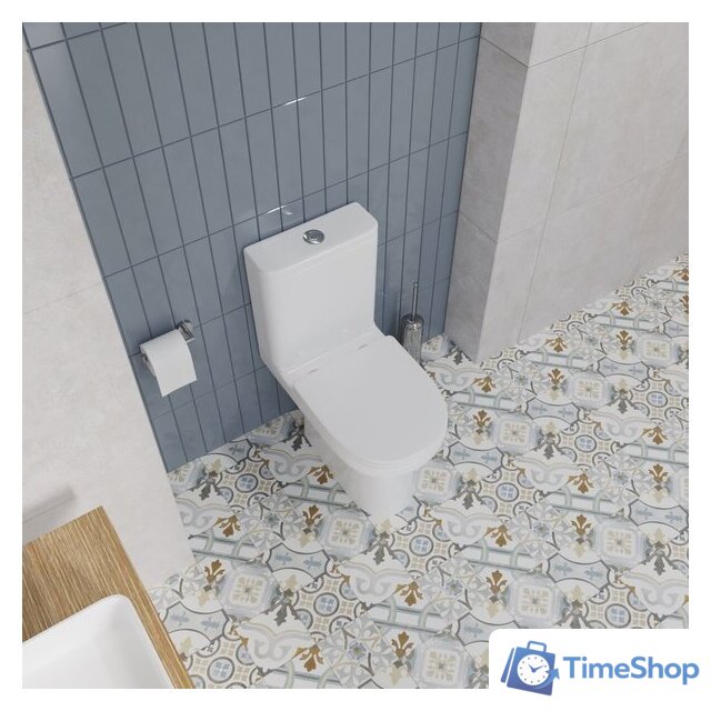 Унитаз напольный Lauter W246 2110246 + гигиенический душ Sano 21LT1292BM (горизонтальный выпуск) - Изображение №12 — Интернет-магазин Time-Shop