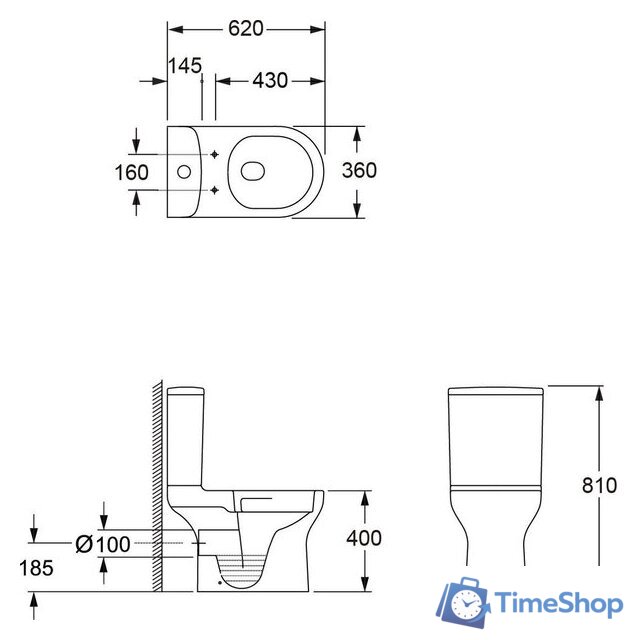 Унитаз напольный Lauter W246 2110246 + гигиенический душ Sano 21LT1292BM (горизонтальный выпуск) - Изображение №27 — Интернет-магазин Time-Shop