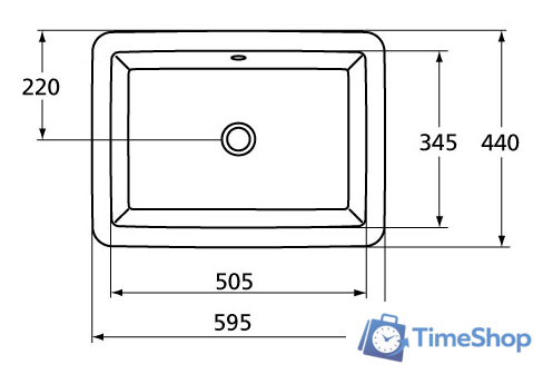Умывальник Ideal Standard Strada K078001 59.5x44 - Изображение №6 — Интернет-магазин Time-Shop
