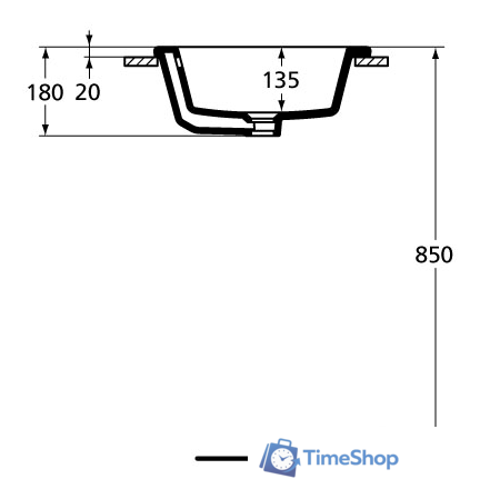 Умывальник Ideal Standard Strada K078001 59.5x44 - Изображение №4 — Интернет-магазин Time-Shop