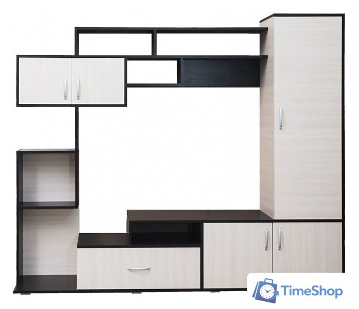 Стенка Памир Пекин (венге-дуб белфорт) - Изображение №1 — Интернет-магазин Time-Shop