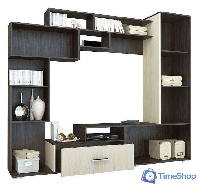 Стенка Памир Пекин (венге-дуб белфорт) - Изображение №3 — Интернет-магазин Time-Shop