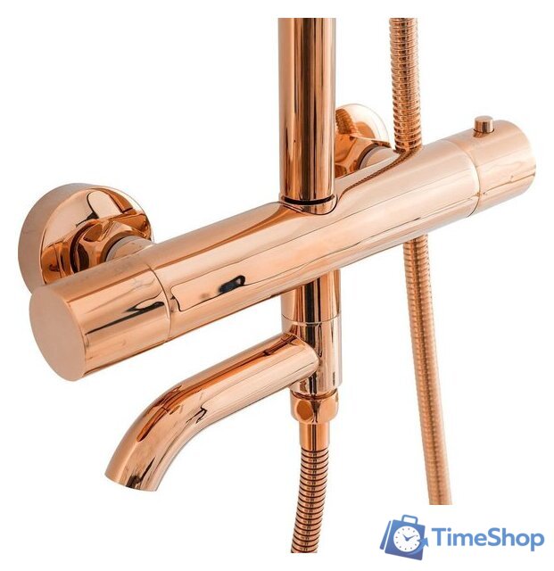 Душевая система  Rea Lungo Rose gold REA-P6606 - Изображение №8 — Интернет-магазин Time-Shop
