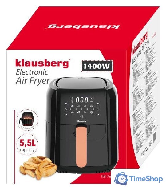 Аэрогриль (аэрофритюрница) Klausberg KB-7600 - Изображение №5 — Интернет-магазин Time-Shop