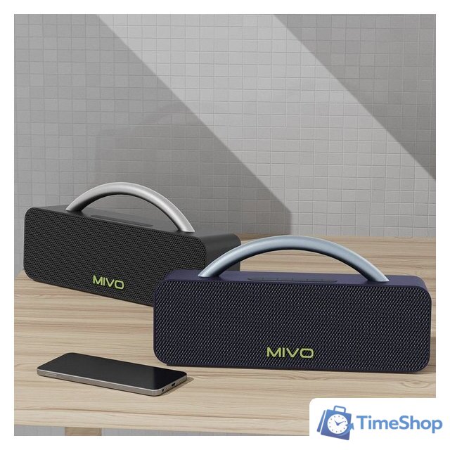 Беспроводная колонка Mivo M19 (синий) - Изображение №2 — Интернет-магазин Time-Shop