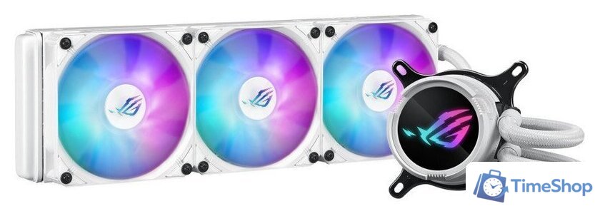 Система жидкостного охлаждения для процессора ASUS ROG Strix LC III 360 ARGB WHT - Изображение №1 — Интернет-магазин Time-Shop