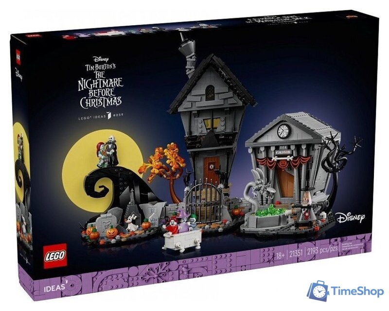 Конструктор LEGO Ideas 21351 Дисней Тима Бертона Кошмар перед Рождеством - Изображение №6 — Интернет-магазин Time-Shop