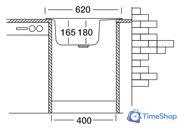 Кухонная мойка Kromevye Bianсa EC 305 D - Изображение №3 — Интернет-магазин Time-Shop