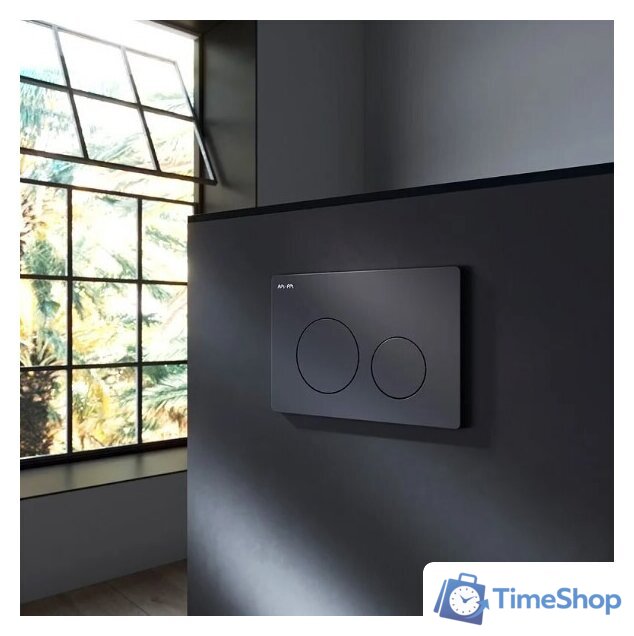 Панель смыва AM.PM I090138 (черный матовый) - Изображение №2 — Интернет-магазин Time-Shop