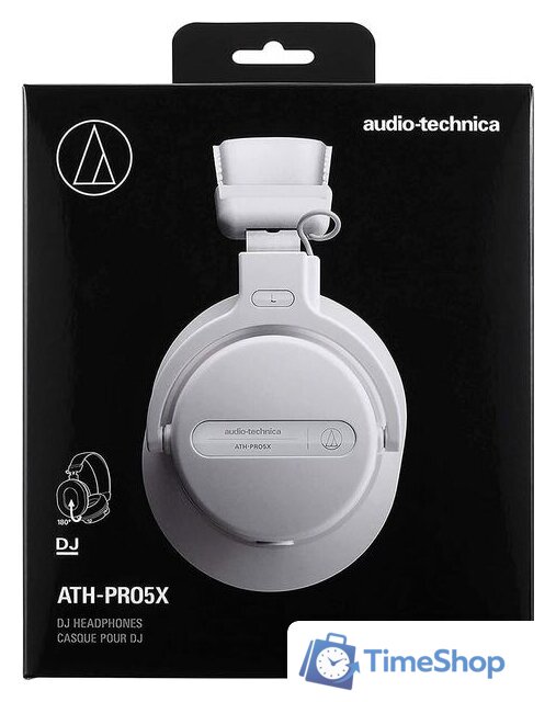 Наушники Audio-Technica ATH-PRO5X (белый) - Изображение №5 — Интернет-магазин Time-Shop
