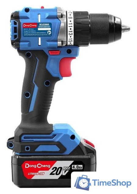  DongCheng DCKIT28 Type EK (шуруповерт, гайковерт, 2 АКБ, кейс) - Изображение №4 — Интернет-магазин Time-Shop