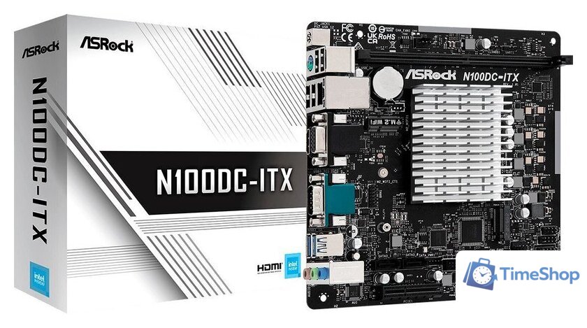 Материнская плата ASRock N100DC-ITX - Изображение №5 — Интернет-магазин Time-Shop