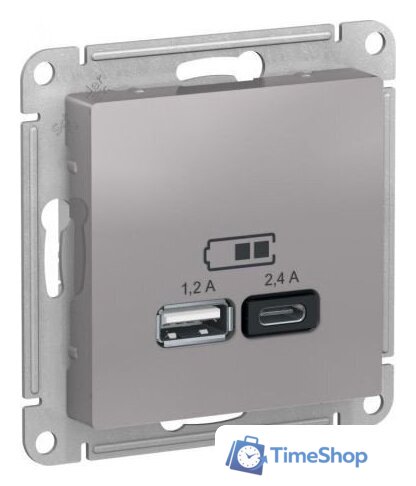 Розетка USB Schneider Electric AtlasDesign ATN000339 - Изображение №2 — Интернет-магазин Time-Shop
