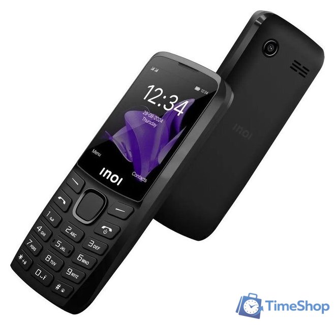 Кнопочный телефон Inoi 244 Modern Plus 4G (черный) - Изображение №9 — Интернет-магазин Time-Shop
