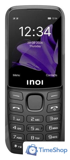 Кнопочный телефон Inoi 244 Modern Plus 4G (черный) - Изображение №10 — Интернет-магазин Time-Shop