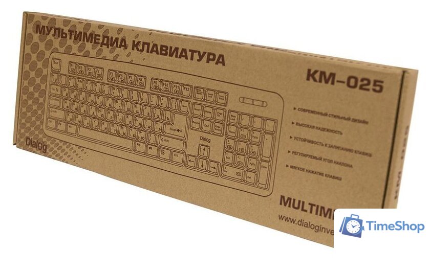 Клавиатура Dialog KM-025U Black - Изображение №4 — Интернет-магазин Time-Shop