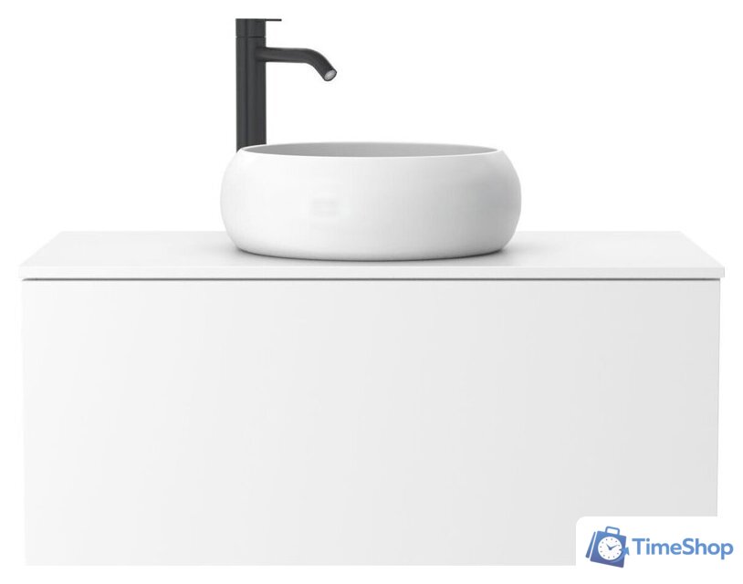  ЗОВ Тумба под умывальник Кито 80 K80LA0MWMC-KP13W (аттик/белый матовый) - Изображение №2 — Интернет-магазин Time-Shop