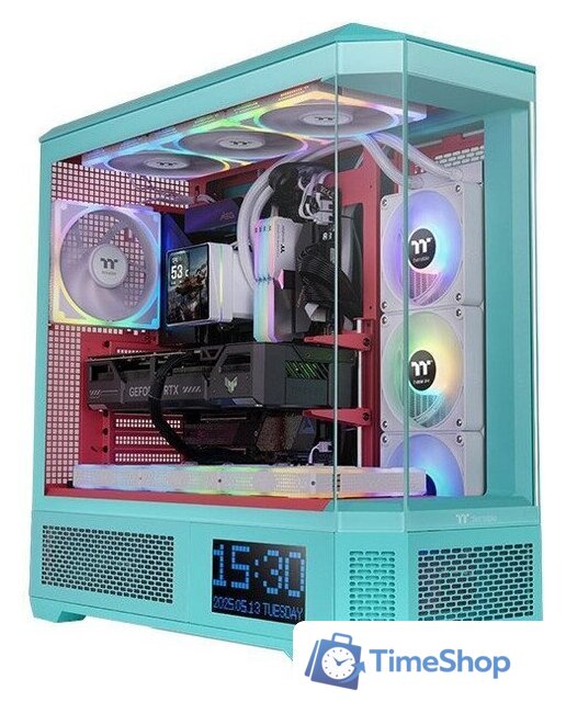 Корпус Thermaltake View 600 TG Mint Strawberry CA-11H-00FLWN-00 - Изображение №1 — Интернет-магазин Time-Shop