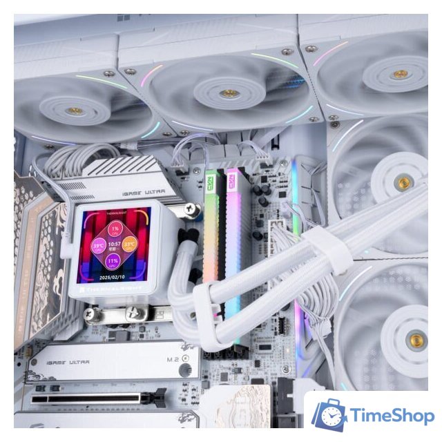 Система жидкостного охлаждения для процессора Thermalright Frozen Vision 360 ARGB V2 (белый) - Изображение №5 — Интернет-магазин Time-Shop