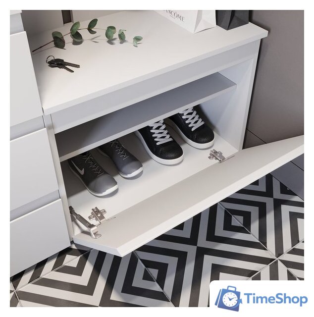 Стенка НК-Мебель Stern 72677827 (белый) - Изображение №3 — Интернет-магазин Time-Shop