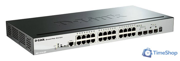 Управляемый коммутатор 3-го уровня D-Link DGS-1510-28P/A1A - Изображение №2 — Интернет-магазин Time-Shop