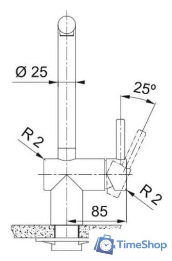 Смеситель Franke Atlas Neo 115.0681.241 (золотая шампань) - Изображение №5 — Интернет-магазин Time-Shop