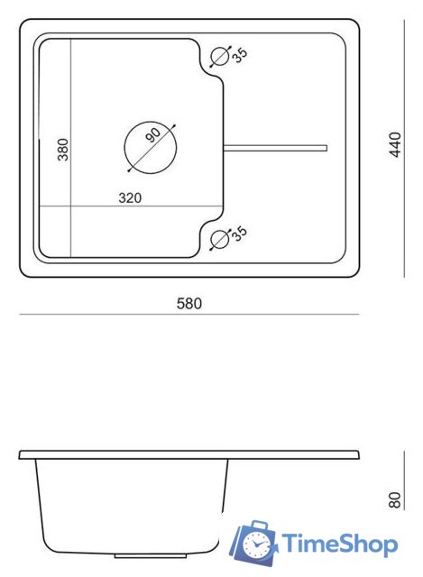 Кухонная мойка Quadron HCQBJ5844SZK - Изображение №5 — Интернет-магазин Time-Shop